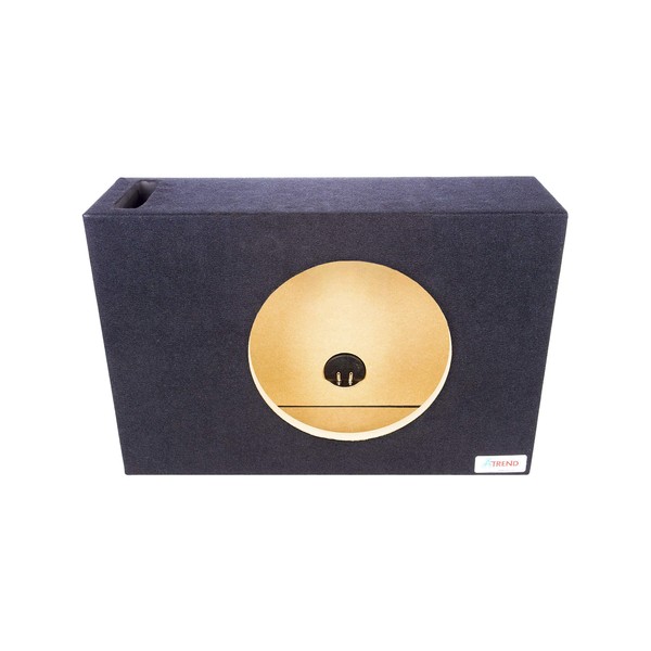 Bbox Single Vented 10 Inch Subwoofer Enclosure - Pro Audio Tuned Single Vented Car Subwoofer Boxes & Enclosures - Premium Subwoofer Box Improves Audio Quality, Sound & Bass - Nickel Finish Terminals