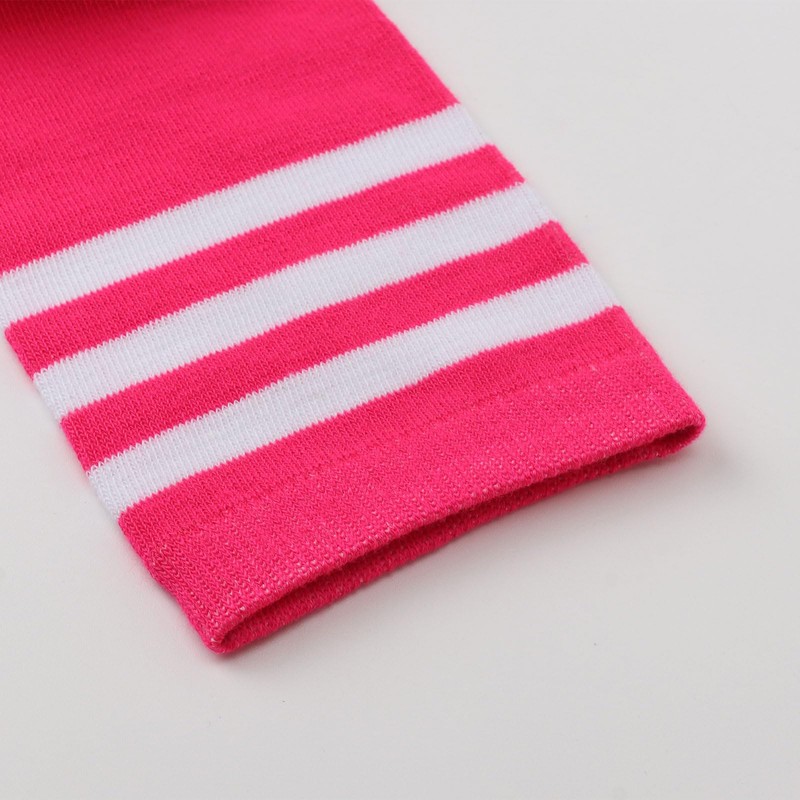 DRESHOW Extra Long Pink Thigh High Socks Long Boot Stockings