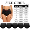Senllori Women High Waisted Cotton Underwear Tummy Control Briefs Ladies
