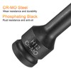 sourcing map 12mm Hex Impact Bit Socket H12 1/2" CR-MO