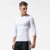 MEETYOO Maglietta Compressione Uomo, Maglie Maniche Lunghe/Corta T Shirt Sportiva