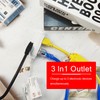 EP Low Profile 3 Ft Flat Plug Extension Cord -
