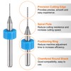 sourcing map 10pcs PCB Drill Bit Set 1/8" Shank 0.5mm