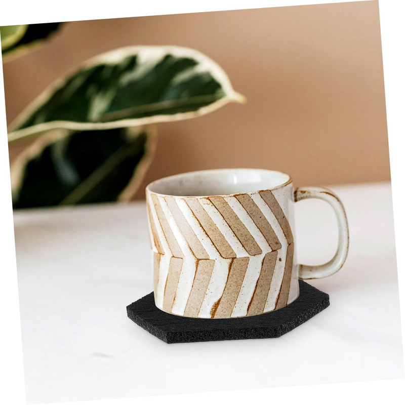 Operitacx 2 Sets Felt Coasters for Cups Thickened Heat Insulated