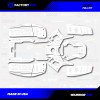 Factory EFX Whiteout Shift Racing Graphics kit fits Yamaha Warrior