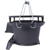 ESPIDOO Fudajo Portable Outdoor Grill: Metal Charcoal BBQ with Foldable
