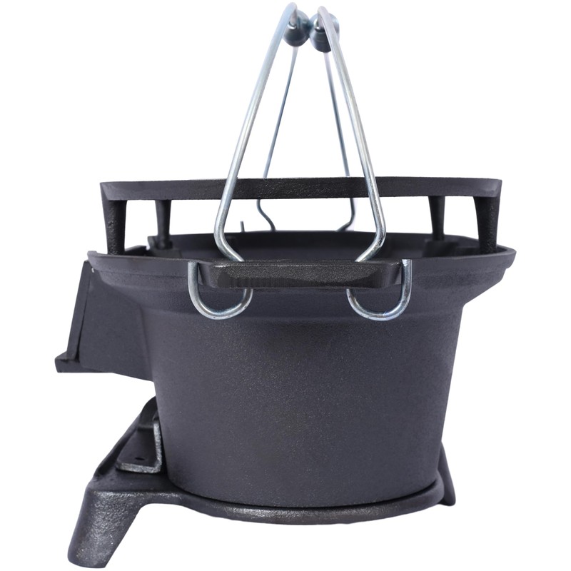 ESPIDOO Fudajo Portable Outdoor Grill: Metal Charcoal BBQ with Foldable