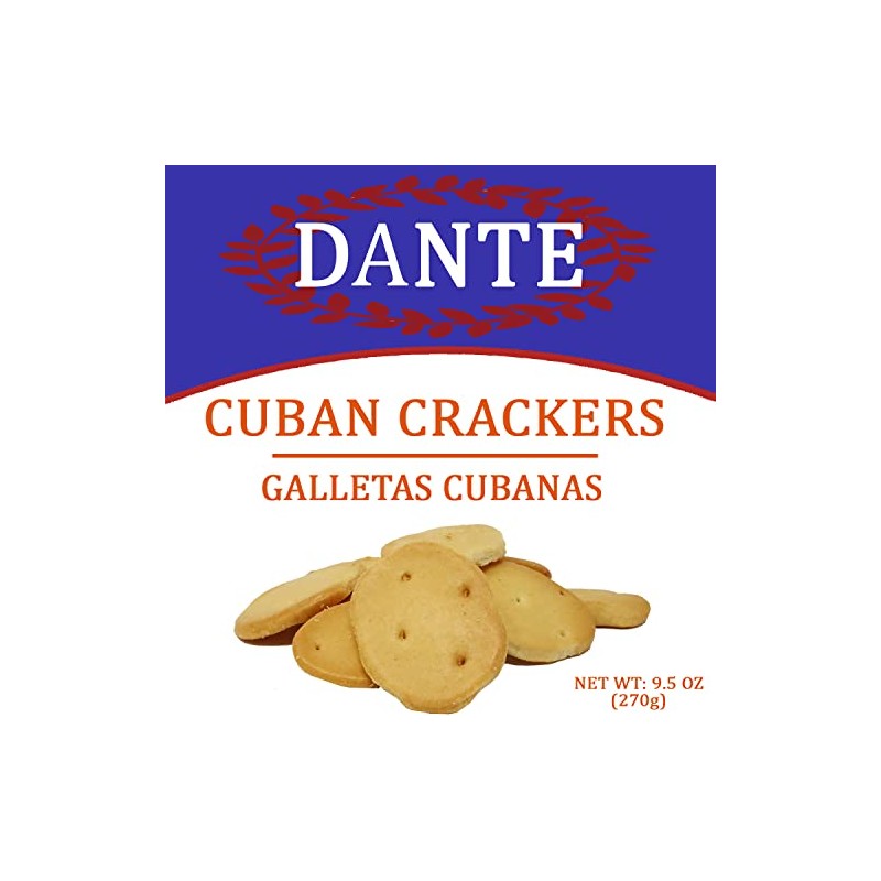 Dante Crackers Cuban Galletas Cubanas 8 oz (226 gr)