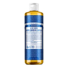 Jabón Liquido De Castilla Dr Bronner's 18 En 1 Menta 473 Ml