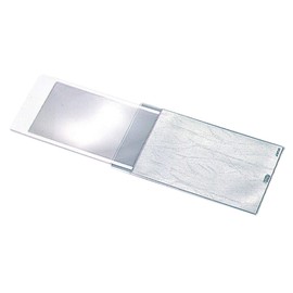 シンワ測定(Shinwa Sokutei) ルーペ U-4 シートレンズ 2倍 手帳サイズ 75506