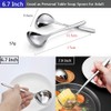 Qualizon 18/8 Stainless Steel Heavy Duty Deep Soup Spoon -