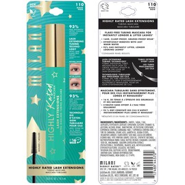 Milani Highly Rated Lash Extensions Tubing Mascara for Added Length and Lift - Black