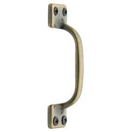 Baldwin 0470.050 4-Inch x 1.125-Inch Sash Lift, Satin Brass and Black