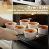 Ramekins 6 OZ Small Bowls, WERTIOO 8 PCS Creme Brulee