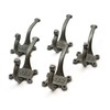 Coat Hook Double GNER 2 Part Cast Antique Iron 125mm