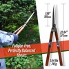 SUIZAN Hedge Shears 22.6" - Professional Japanese Garden Clippers for