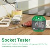 2pcs Plug Tester Socket UK With Plug For LCD Display,220v-250v,Suitable