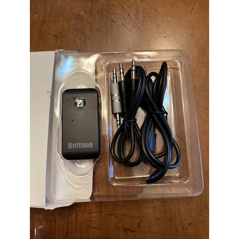 Boltune Wireless Music Adapter 33ft Range Bluetooth 5 Receiver for