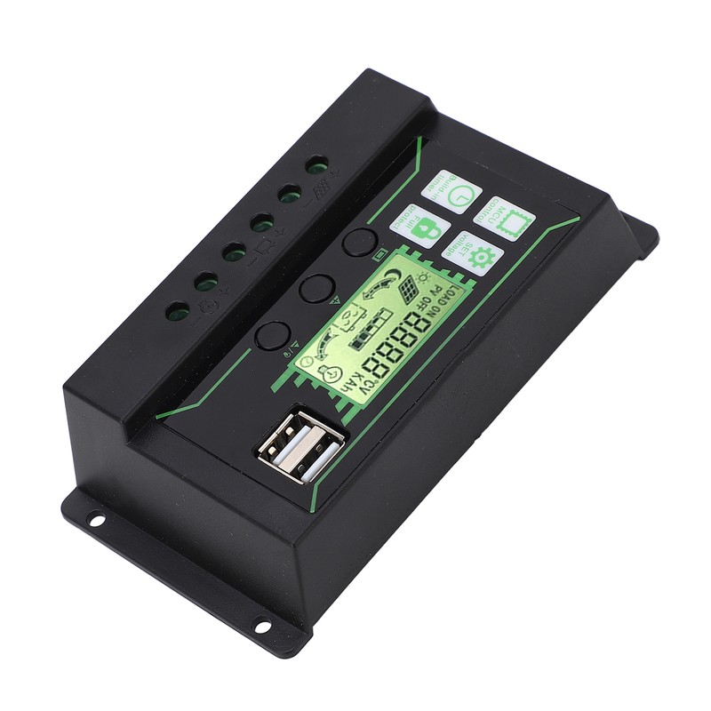 Solar Charge Controller 20A 2 USB Output PWM Control 3