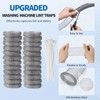 40 Pieces Lint Traps Stainless Steel Washing Machine Lint Snare