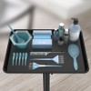 Premium Aluminum Instrument Salon Tray Tattoo Rolling Tray Station