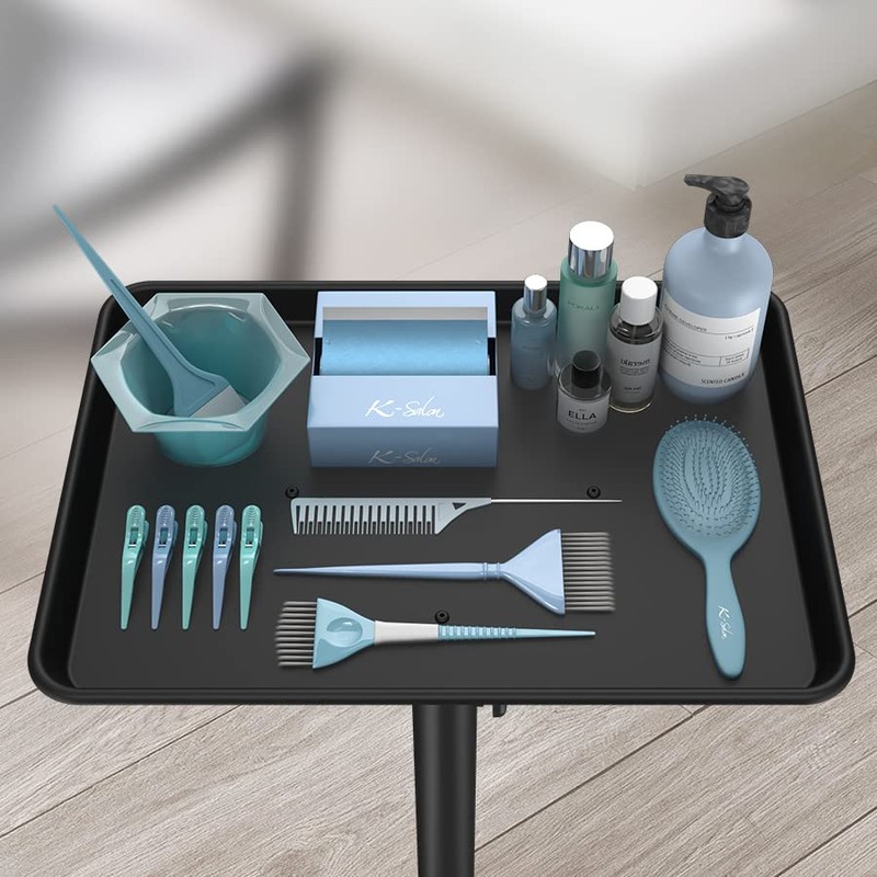 Premium Aluminum Instrument Salon Tray Tattoo Rolling Tray Station