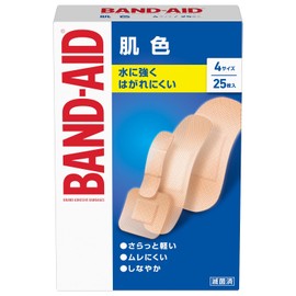 BAND-AID(バンドエイド) 救急絆創膏 肌色タイプ 4サイズ 25枚
