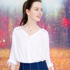 Uloveido Sterling Silver French Hook Drop Dangle Earrings with Square Cube Austrian Crystals - Fashion Jewelry Gift for Women Girls (Box Packing) Y418-E