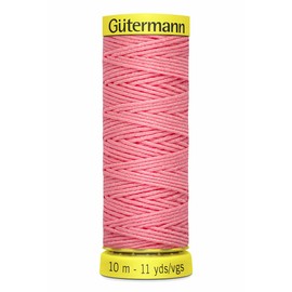 744557 2747 Pink Gutermann Elastic Thread Thread 10mtr