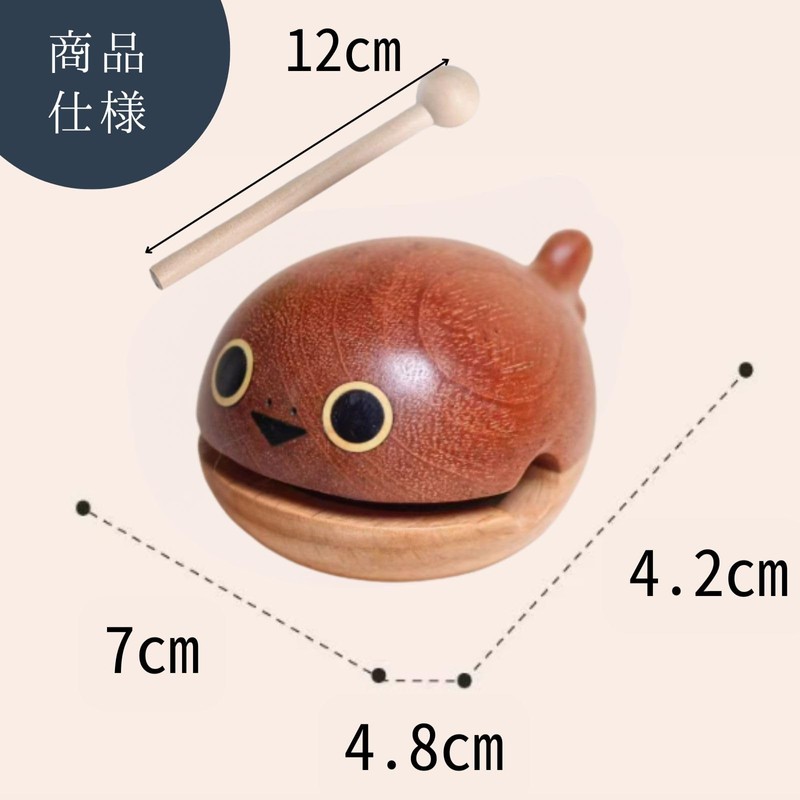 All Trust Wood Fish Whale Buddha Bee Set Wooden Musical