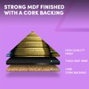 1 x Triangle Coaster - Race Track Tyres Racing Car