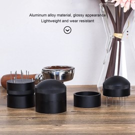 28 Needle , Handheld Espresso Stirrer Coffee Tamper 51-58mm Espresso Coffee Stirrer, Coffee Distributor Espresso Machine Professional WDT Distribution Tool (51mm)