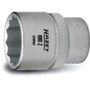 HAZET 880Z-17 29.5 mm 12-Point Traction Profile Socket - Chrome-Plated/Polished