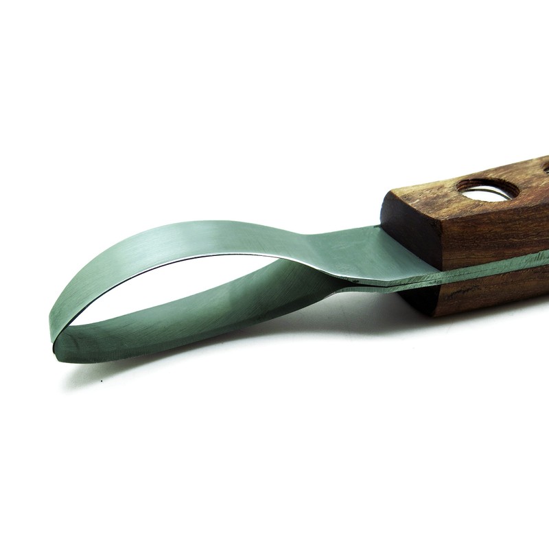 Hoof Knife 7.5" Large Farrier Tools Wooden Handle Premium Instruments