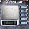 Tellegloww Best Digital Kitchen Scale 66LB 30kg Food with Dough