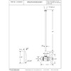 Westbrass D105KFHX-26 5/8" x 3/8" OD x 20" Flat Head