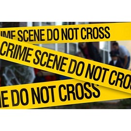 Crime Scene Do Not Cross Tape 3 X 100 • Bright Yellow with a Bold Black Print • 3 in. Wide for Maximum Readability • Tear Resistant