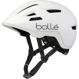 Bollé - Stance, White Matte, No Lens Reference, Large, Bike Helmets, Unisex, Adult