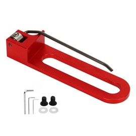 Arrow Rear Rest Aluminum Alloy Recurve Bow Magnetic Arrow Rest for Outdoor Archery Training Targeting Hunting Red