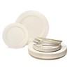 OCCASIONS 360 Pcs set (60 guest) Wedding Disposable Plastic Plate