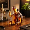 Turtle-Shaped Glass Decanter for Home Bar Display – 320 mL