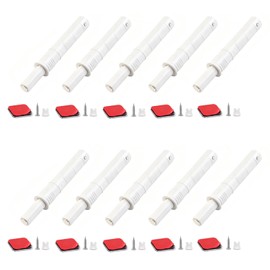 bjsdkff 10 Pack Magnetic Push Latches for Cabinet Door,Push Latches for Cabinets,Cabinet Magnet Latch,for Closet Cupboard Wine Cabinet Drawer Sliding Door Lock Pop-up Door Lock