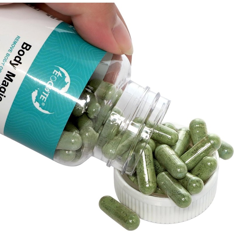 Eocute Body Magic Chlorophyll Capsules 60 Vegan for Detox Digestion