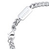 Kuzzoi 0204362022 Men's Silver Bracelet with Curb Links (5 mm)
