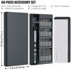 Tomorotec 68-in-1 Mini Precision Electric Screwdriver Kit: S2 Steel Bits,