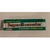 Bazooka Vintage 1970s Super Bazooka Spearmint Bubble Gum UK NOS