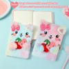 YankMooM Cat Secret Diary with Lock for Girls, Tie-Dye Kids