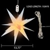 JOINTWIN 14'' Moravian Star Led 18 Point White 3D Star