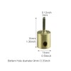 Stained Glass Grinder Bits 1/8" Diamond Grinding bits for Polishing,