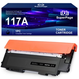 Superpage Toner Compatible with HP 117A W2070A for HP Color Laser MFP 179fwg 178nwg 179fnw 178nw 150nw 150a, Black